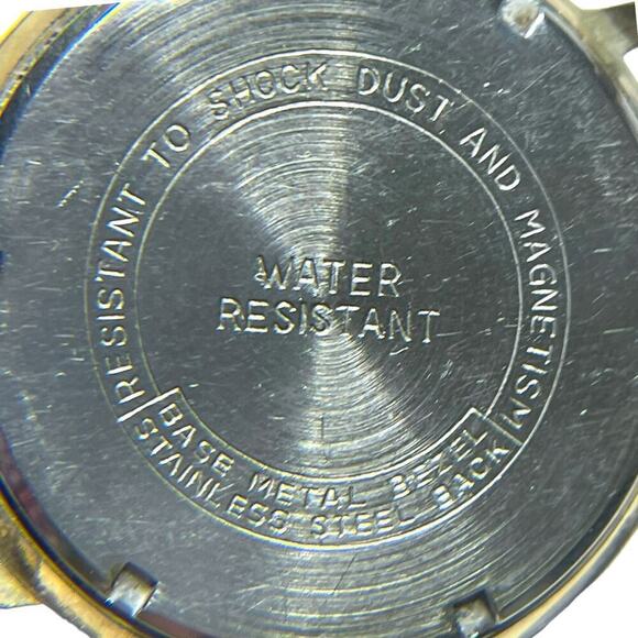Wedgefield Calendar Watch 17 Jewel Manual Wind Water Resistant - AS IS - WORKS - Picture 6 of 10